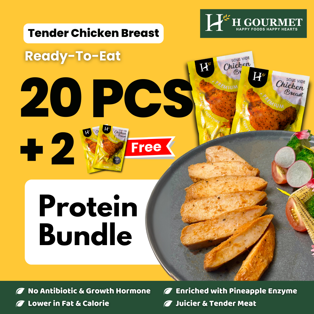 20 Pcs Protein Bundle - Tender Chicken Breast
